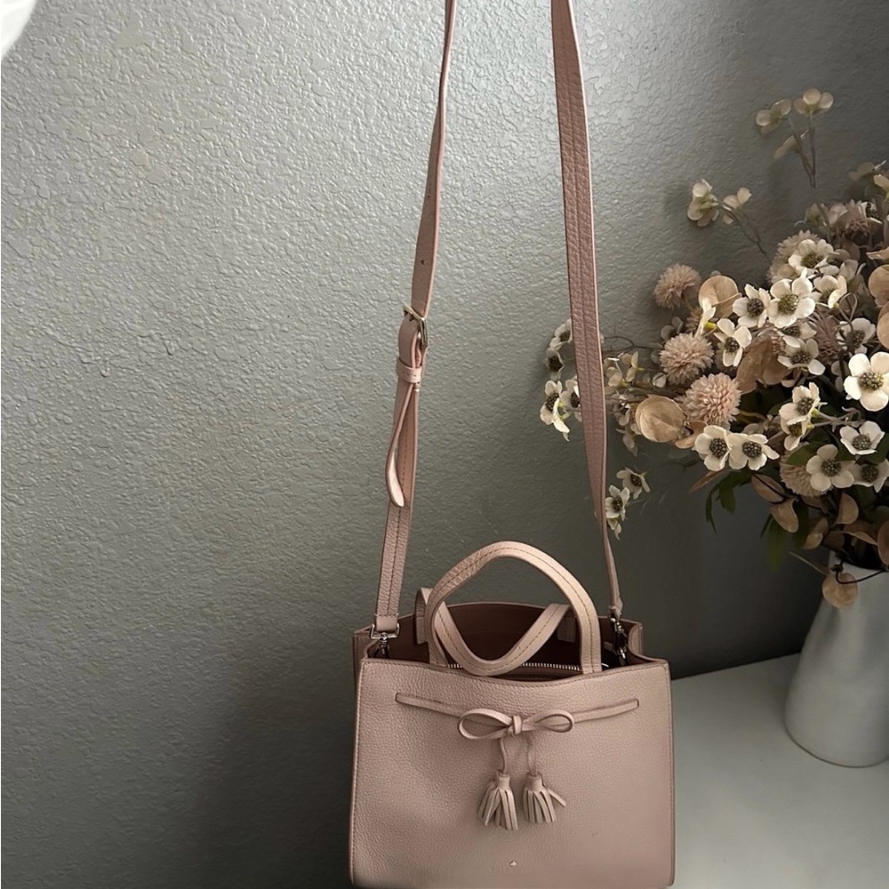 Kate Spade Hayes Mini Satchel Bag Double Handle & Crossbody Pink Purse